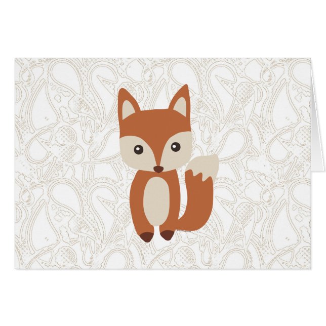 Fox lindo del bebé (Anverso (Horizontal))