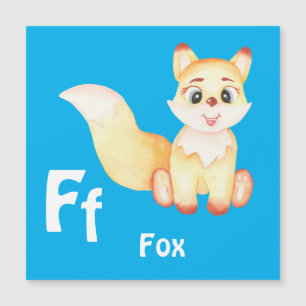 Fox personaliza ABC: Letra F - Añadir tu nombre