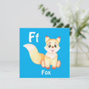 Fox personaliza ABC: Letra F - Añadir tu nombre