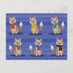 Foxes en postales escarlatas