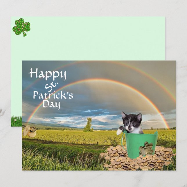 Foxi Moxi Cat's St. Patrick's Day (Anverso / Reverso)