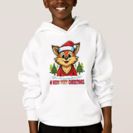 Foxmas Joy – Cute Christmas Fox in Santa Hat