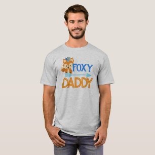 Foxy Daddy Wild One Blue Woodland Fiesta Camiseta