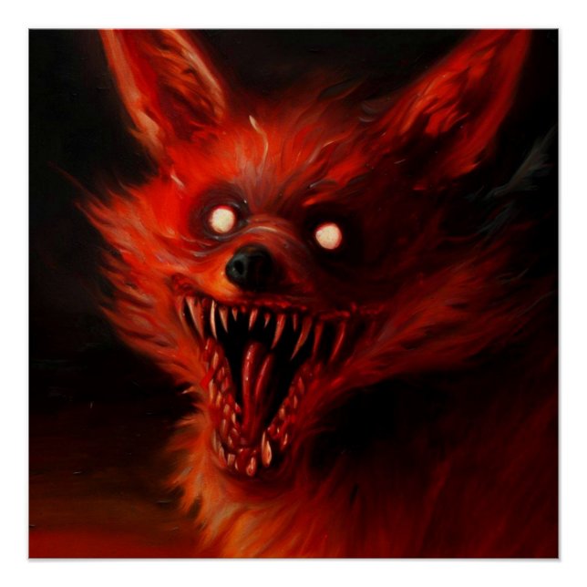 Foxy | Impresión de papel brillante (Anverso)