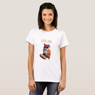 Foxy Lady Cute y una camiseta divertida