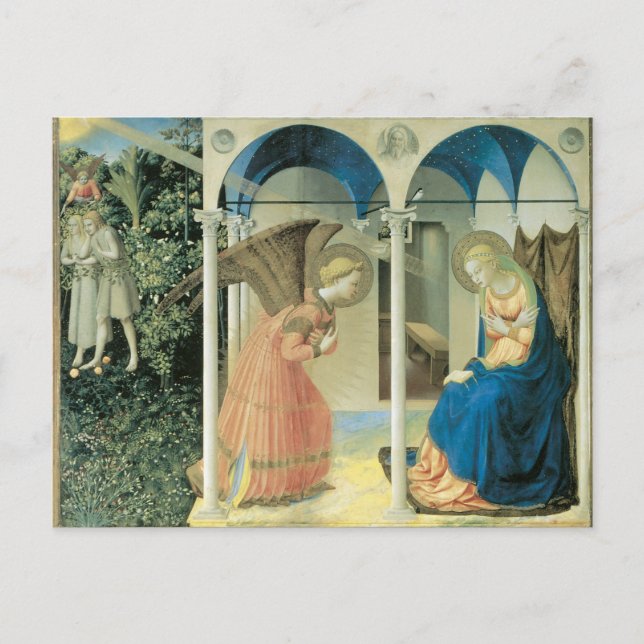 Fra Angelico - La tarjeta de publicación de anunci (Anverso)