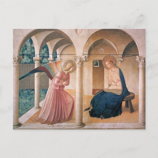 Fra Angelico - La tarjeta postal de anuncio (Anverso)