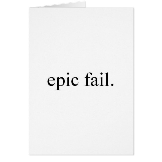 fracaso épico (Frente)