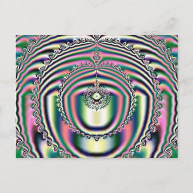 Fractal 10, postal (Anverso)