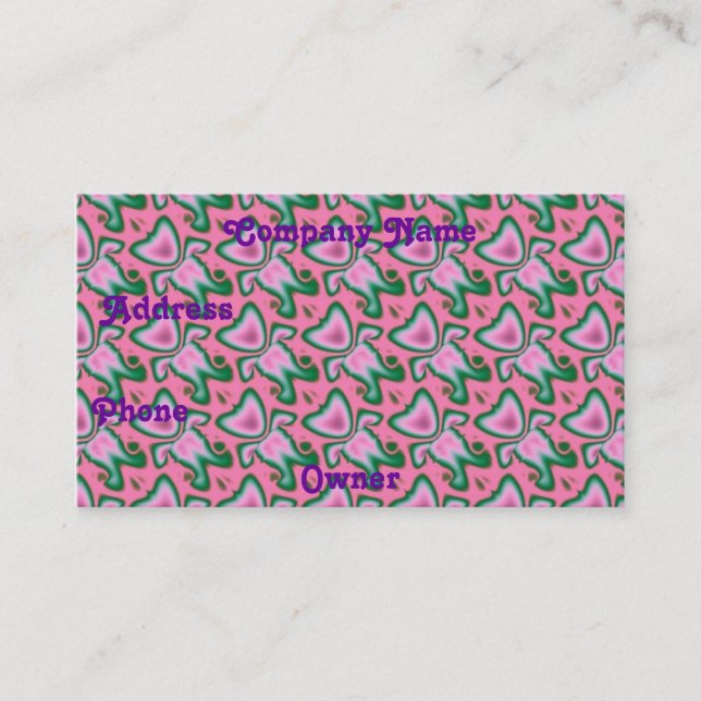 Fractal 18, tarjetas de presentación (Anverso)