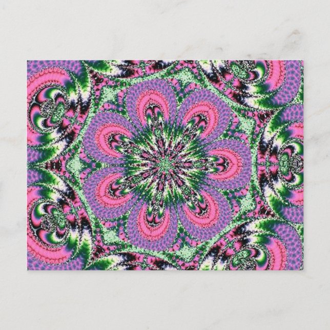 Fractal 1, postal (Anverso)