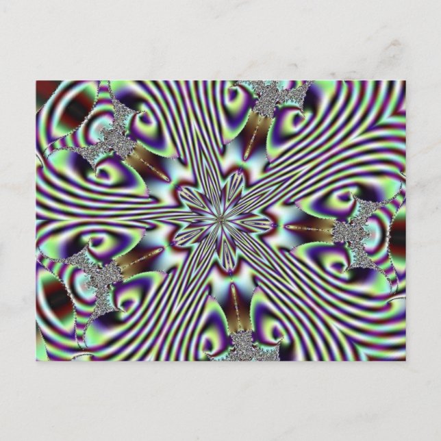 Fractal 3, postal (Anverso)