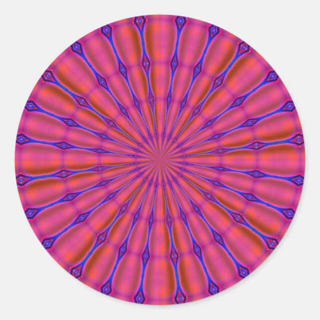 Fractal 57 Pegatinas (Anverso)