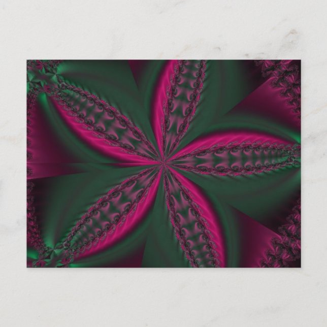Fractal 6, postal (Anverso)