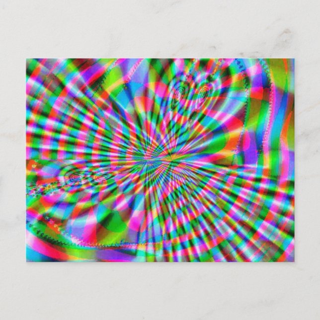 Fractal 74, postal (Anverso)