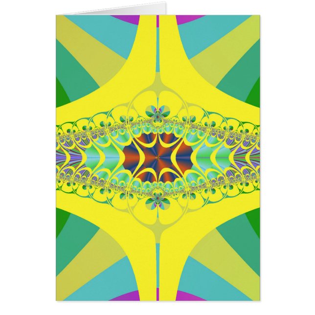 Fractal amarillo del ciempiés (Frente)