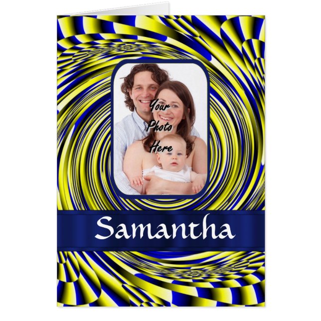 fractal azul y amarillo (Frente)