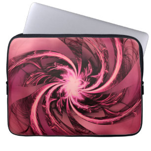 Fractal de bolsa electrónica torcido púrpura y cir