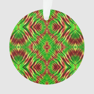 Fractal de decoración acrílica de navidades