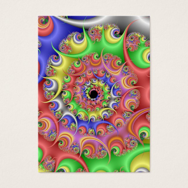 Fractal de espiral de huevo de Pascua (Frente)