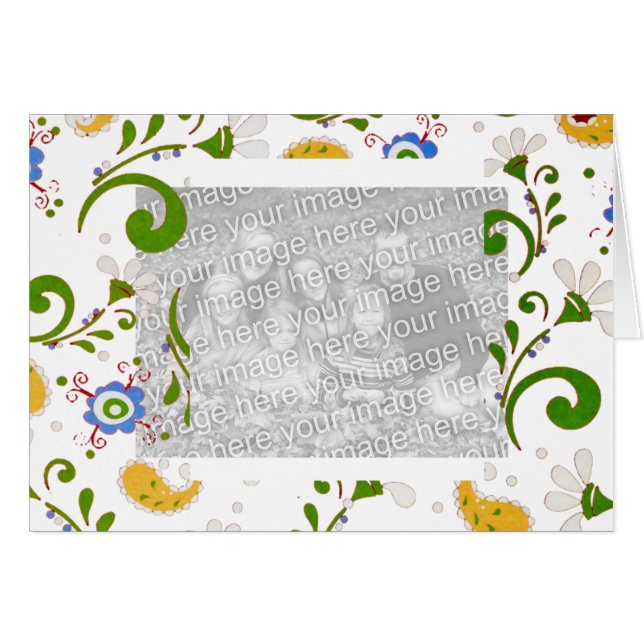 Fractal de flores - personalizar (Anverso (Horizontal))