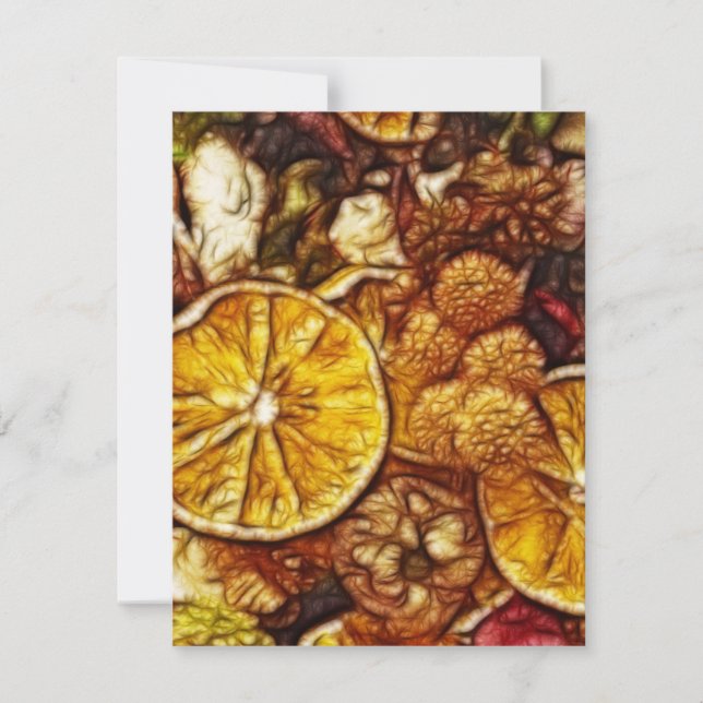 Fractal de Naranjas de Potpourri (Anverso)