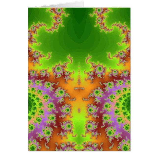 Fractal de ojos verdes (Frente)