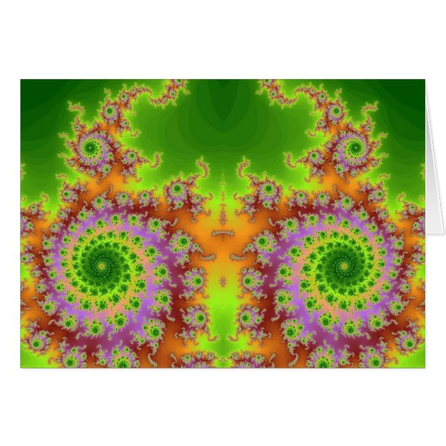 Fractal de ojos verdes (Anverso (Horizontal))