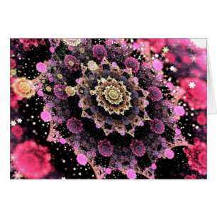 Fractal de ráfaga cósmica rosa