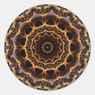 Fractal Doily Pegatina