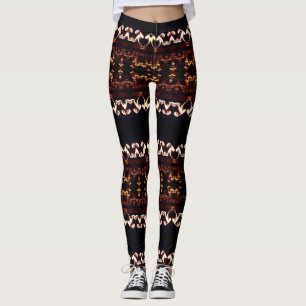 Fractal Etno Personalizado Leggings