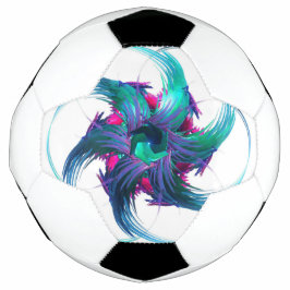 Fractal Fantasy Swirls Balón de fútbol