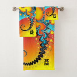 Fractal Feroy Colorido Con Monograma