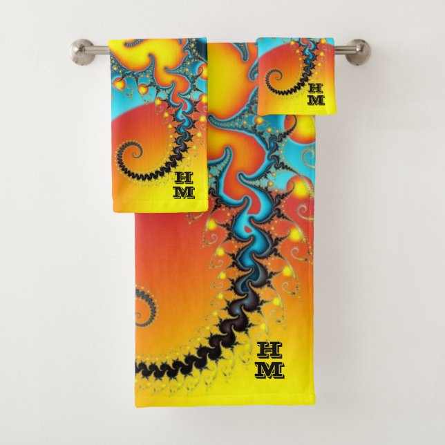 Fractal Feroy Colorido Con Monograma (In situ)