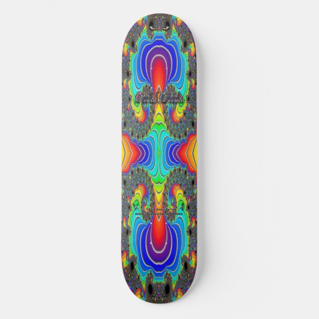Fractal FR~16 Sick Stick Pro Skateboard Deck (Anverso)