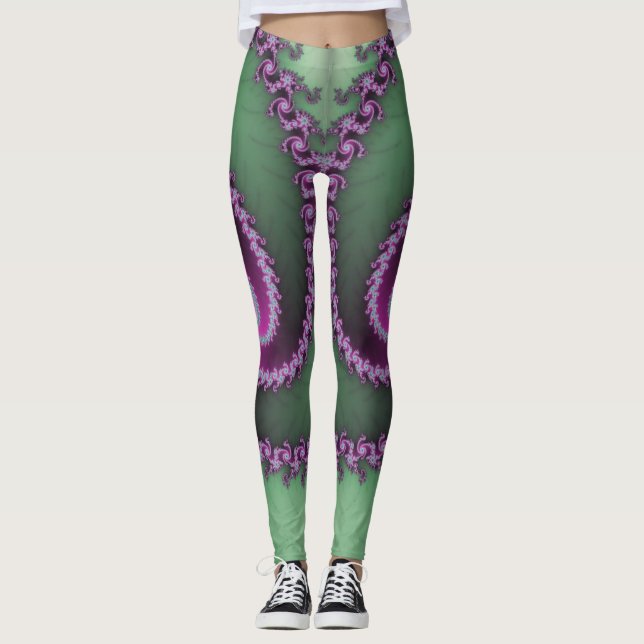 Fractal Leggings ~ Mandelbrot ~ Fibonacci ~ * ~ ~  (Anverso)
