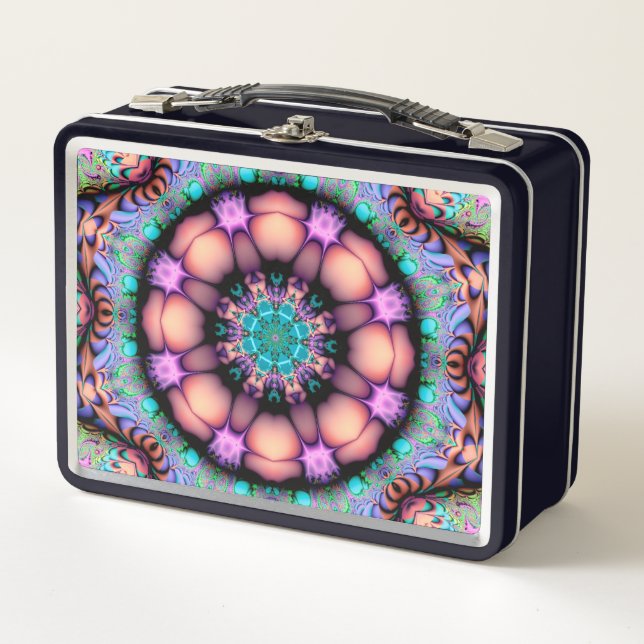 Fractal Mandala Floral Psicodelia (Anverso)