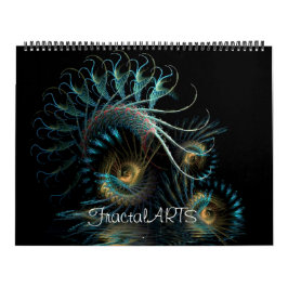 Fractal MiX ARTS Calendario de 12 meses de pared