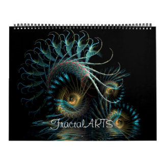 Fractal MiX ARTS Calendario de 12 meses de pared