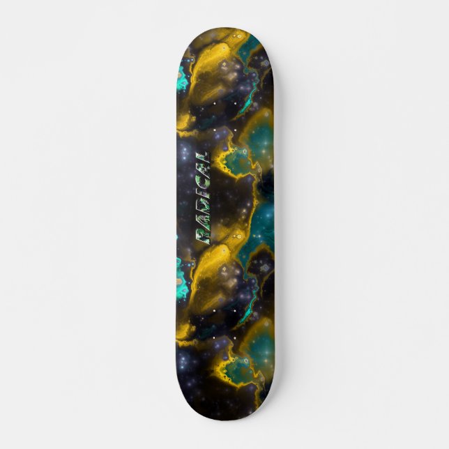 Fractal Nebulosa 4 Skateboard (Anverso )