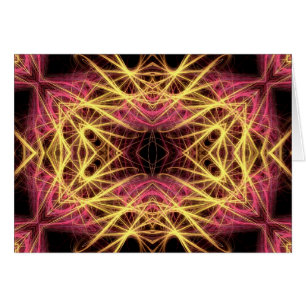 fractal rosa y oro