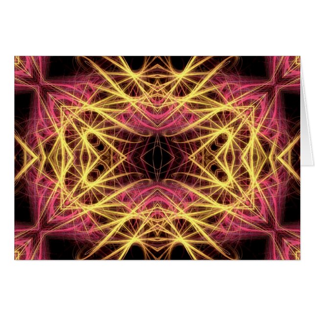 fractal rosa y oro (Anverso (Horizontal))
