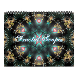 Fractal Scopesia Calendario Mandala de 12 meses