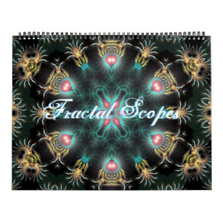 Fractal Scopesia Calendario Mandala de 12 meses
