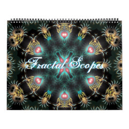 Fractal Scopesia Calendario Mandala de 12 meses