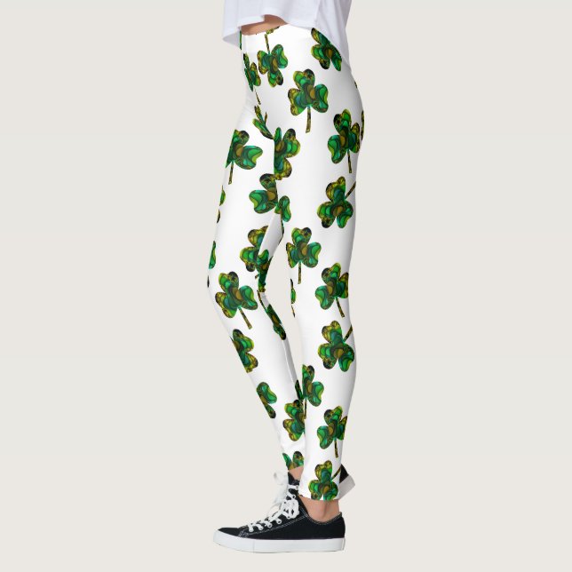 Fractal Shamrock Leggings (Izquierda)