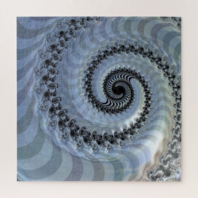 Fractal Spiral Elegancia Rompecabezas (Vertical)