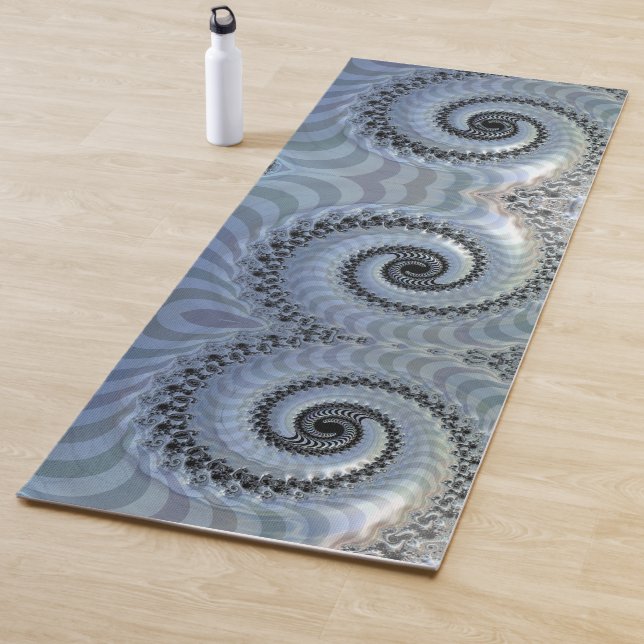 Fractal Spiral Elegancia Yoga Mat (In situ)