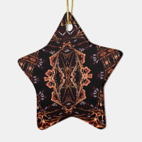 Fractal Su Personalizado Estrella Ornamento