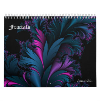 Fractales calendario de 12 meses